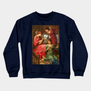 In the Golden Days - John Melhuish Strudwick Crewneck Sweatshirt